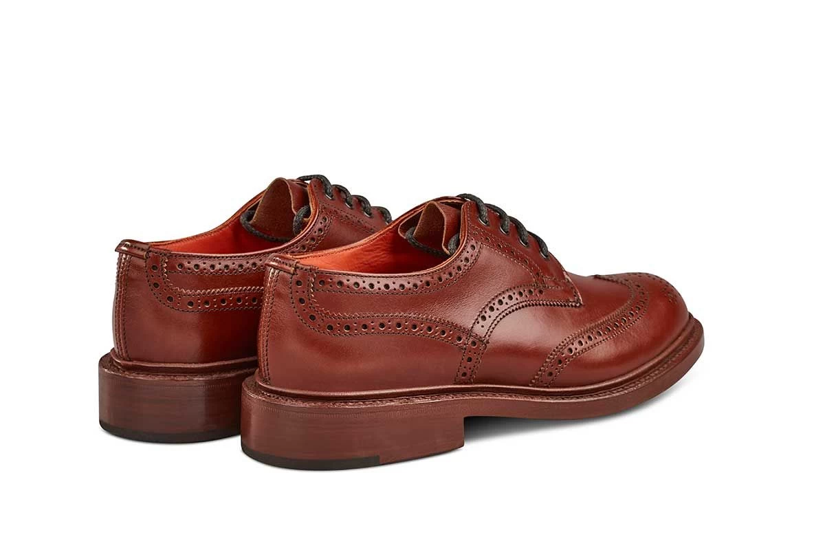 Anne Brogue Country Shoe - Marron Antique - Image 4