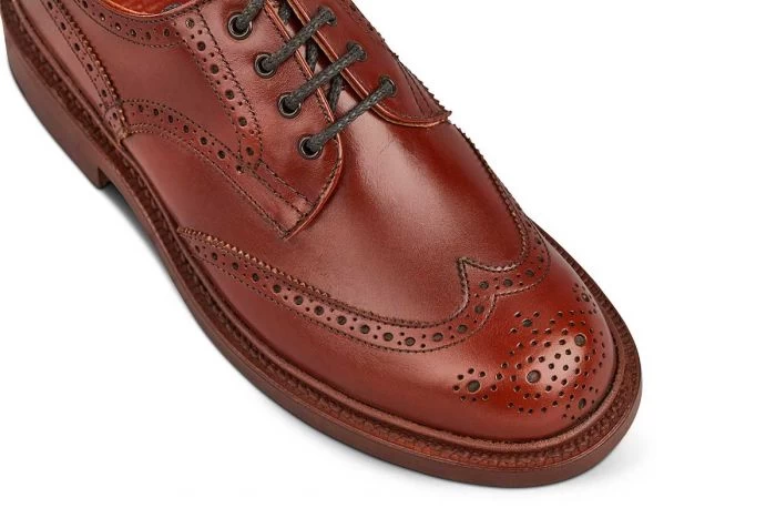 Anne Brogue Country Shoe - Marron Antique - Image 2