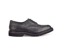 Bourton Country Shoe - Black Olivvia Shrunken Grain