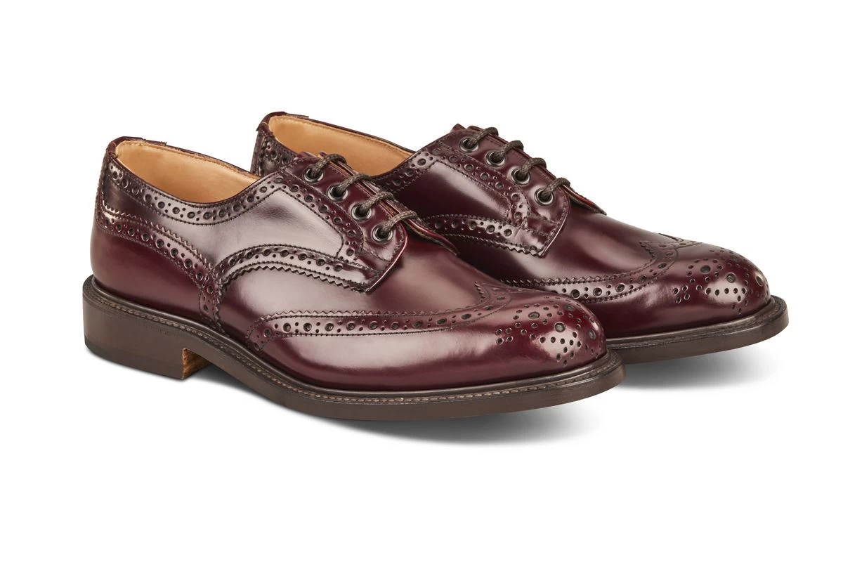 Bourton Country Shoe - Burgundy Bookbinder - Image 3