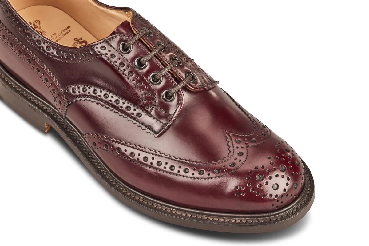 Bourton Country Shoe - Burgundy Bookbinder - Image 2