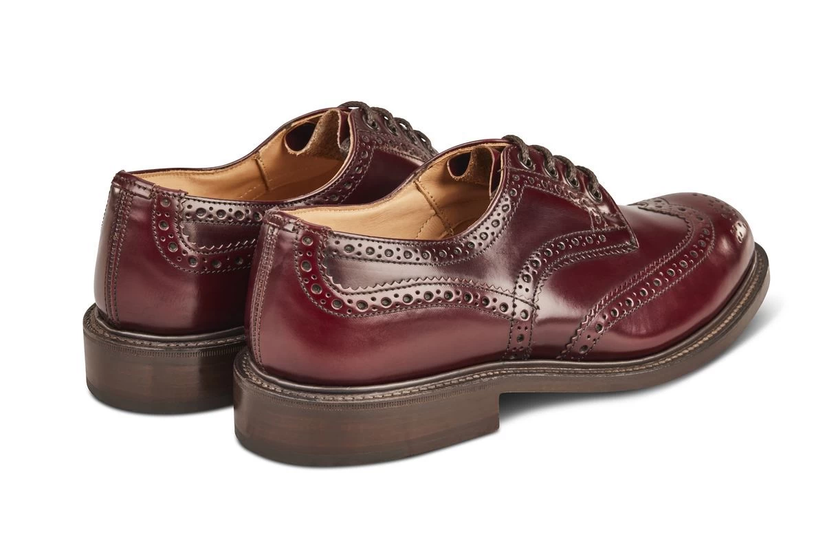 Bourton Country Shoe - Burgundy Bookbinder - Image 4
