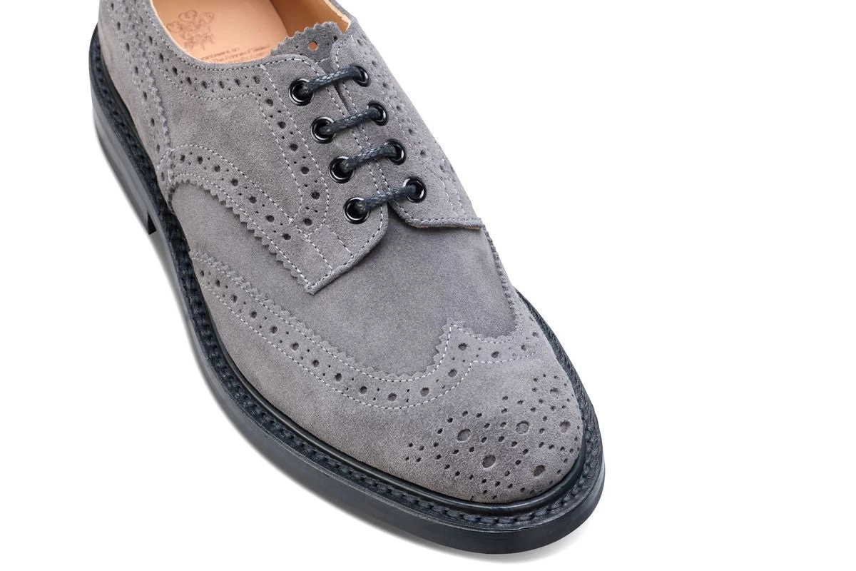 Bourton Country Shoe - Winter Smoke Castorino Suede - Image 2