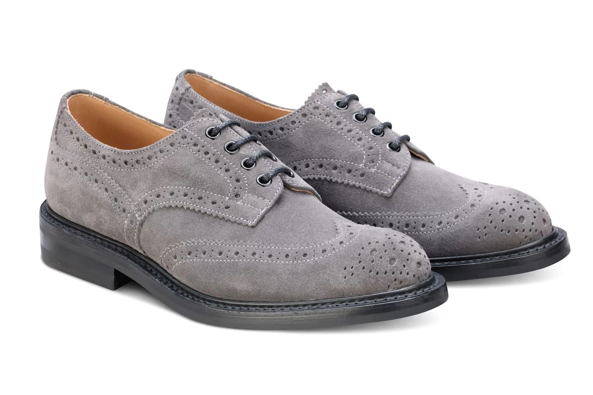 Bourton Country Shoe - Winter Smoke Castorino Suede - Image 3