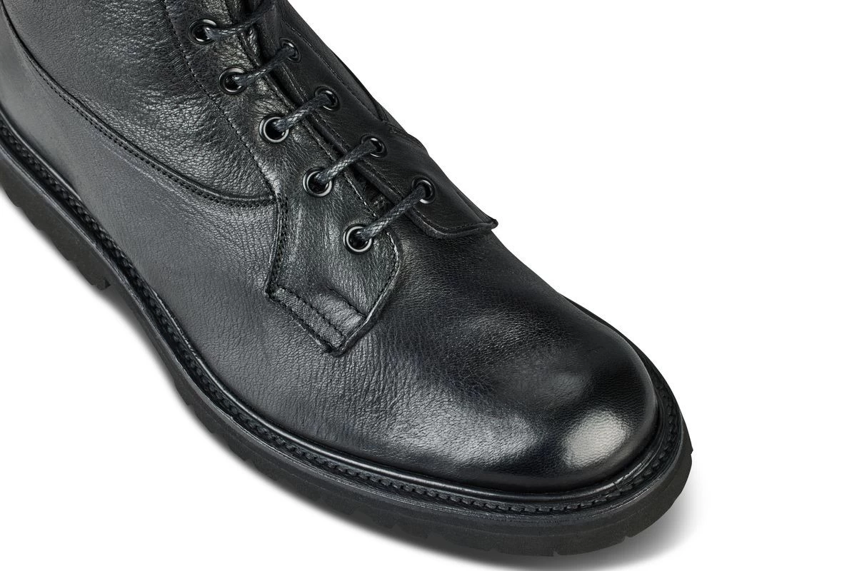 Burford Country Boot - Black Olivvia Deerskin - Image 2