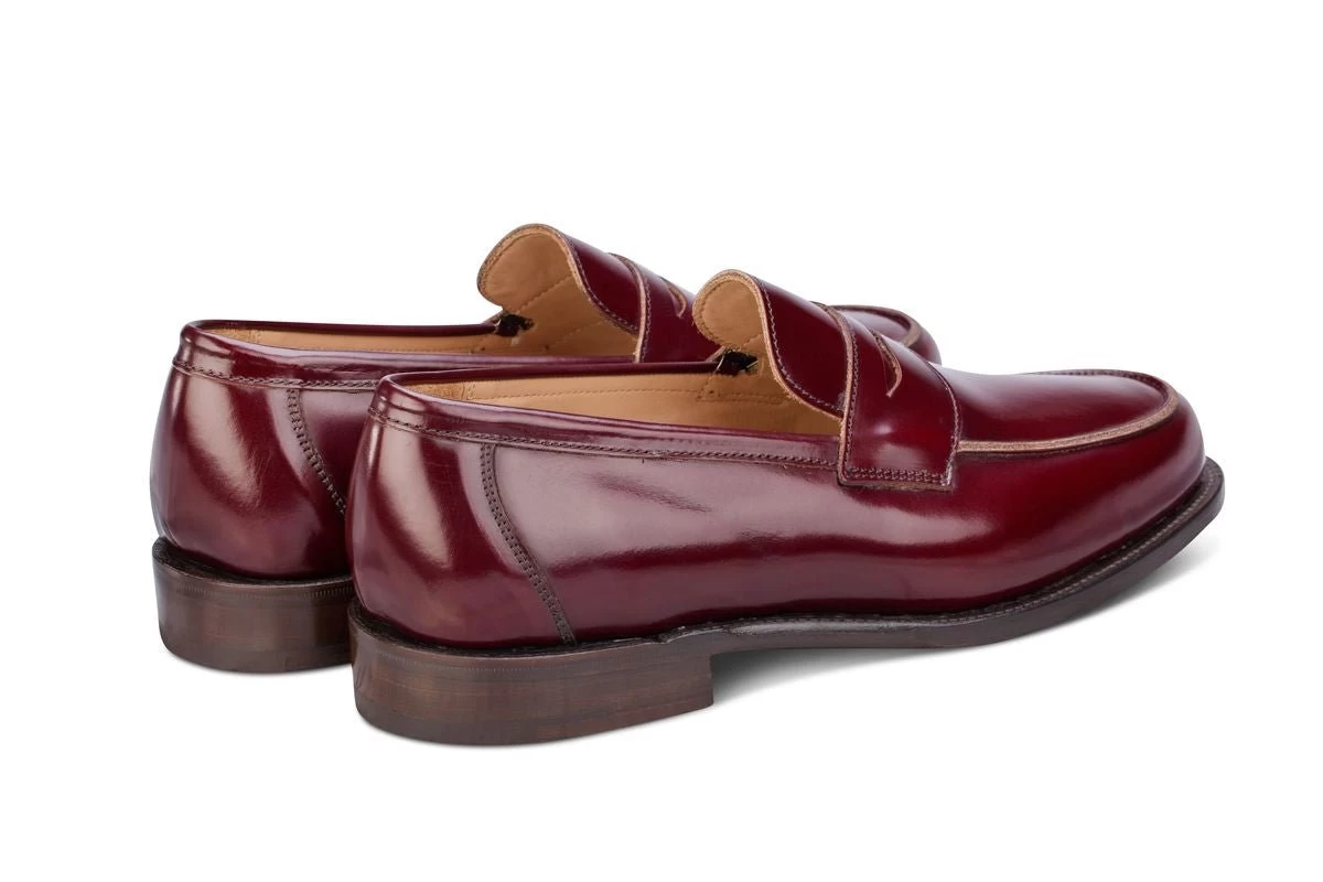 Chicago Penny Loafer - Burgundy Bookbinder - Image 3