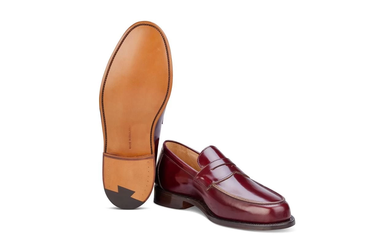 Chicago Penny Loafer - Burgundy Bookbinder - Image 4