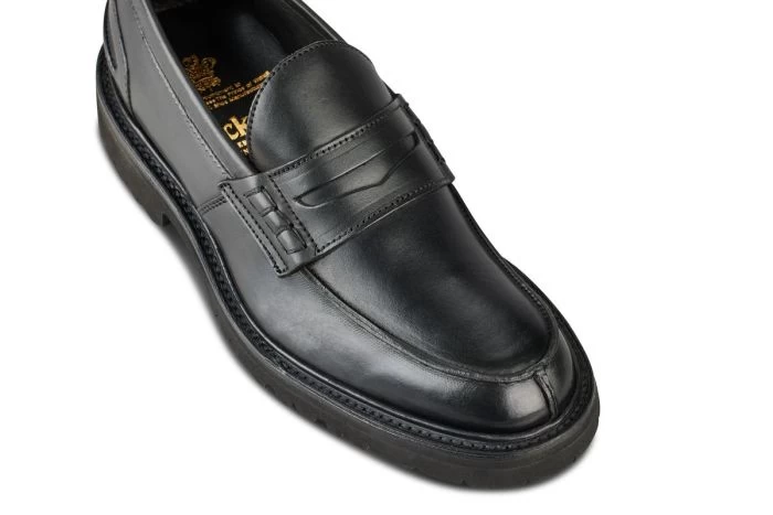 Eva Penny Loafer - Black - Image 2