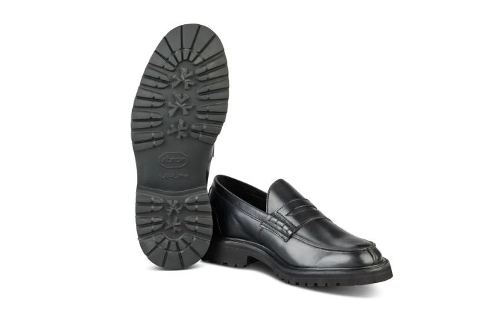 Eva Penny Loafer - Black - Image 5