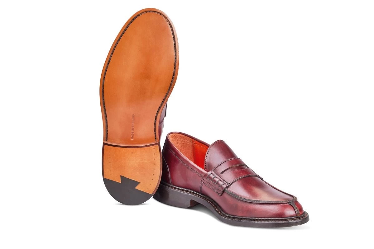 Eva Penny Loafer - Burgundy Cutter - Image 5