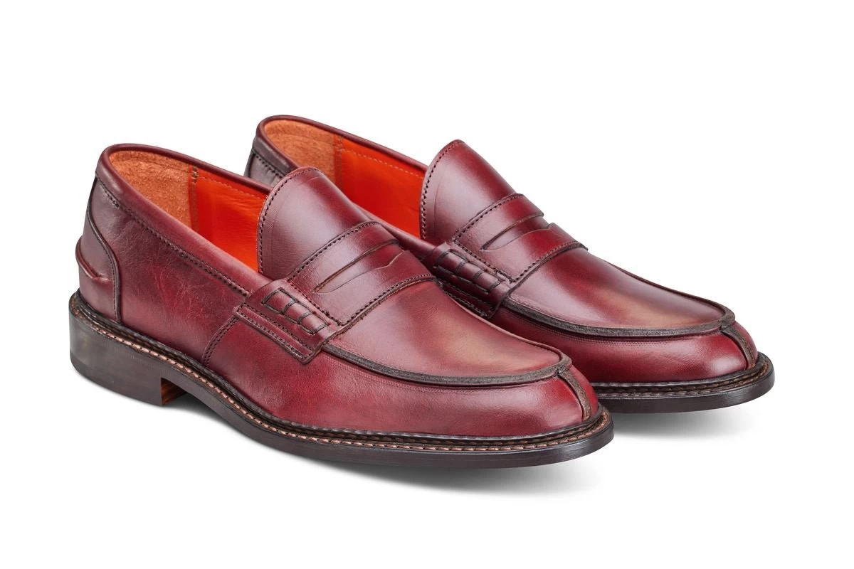 Eva Penny Loafer - Burgundy Cutter - Image 3