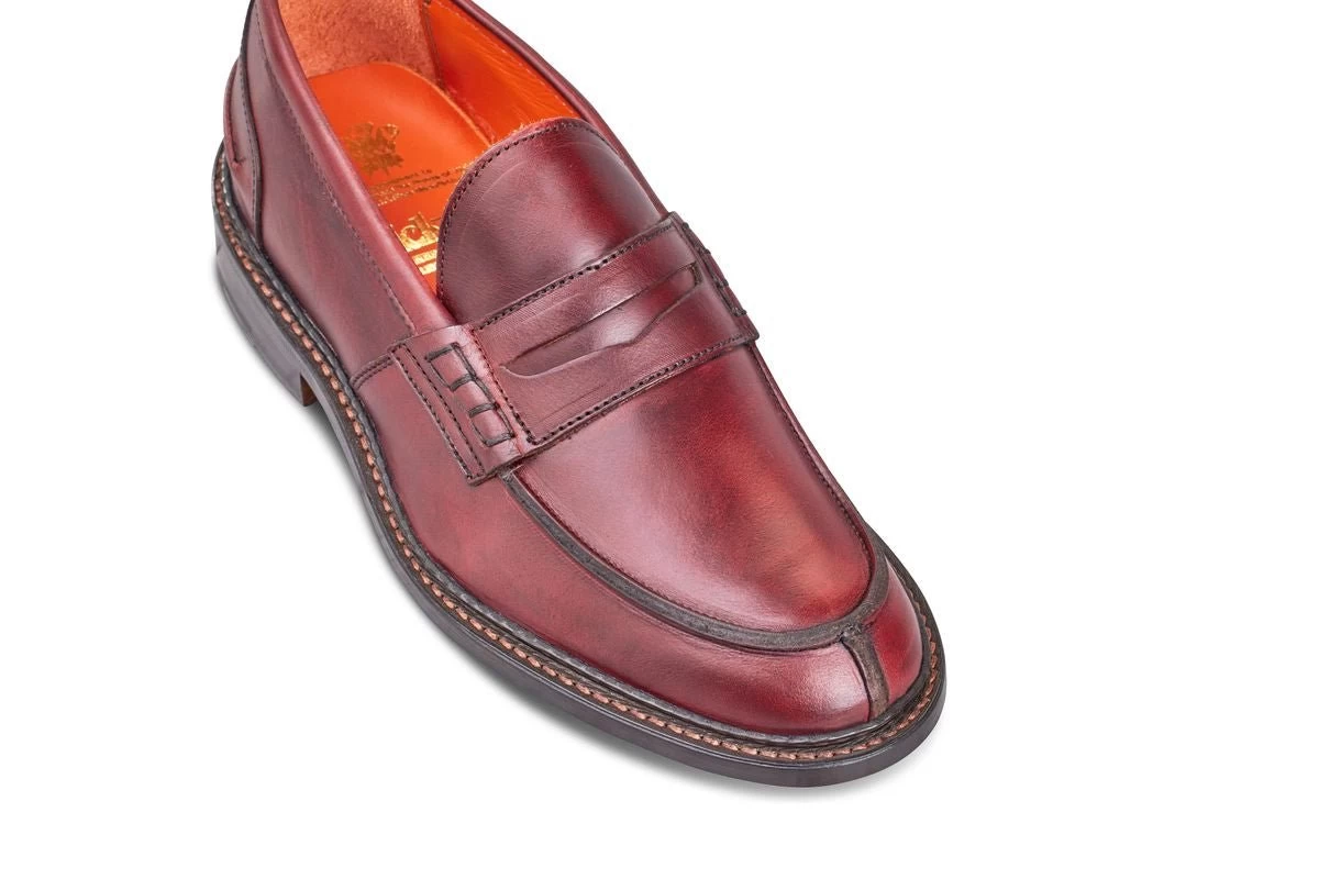 Eva Penny Loafer - Burgundy Cutter - Image 2