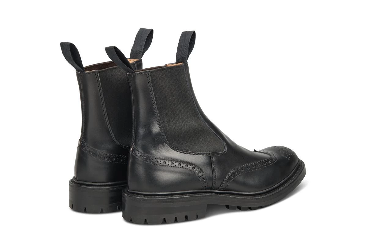 Henry Country Dealer Boot - Black Calf - Image 4