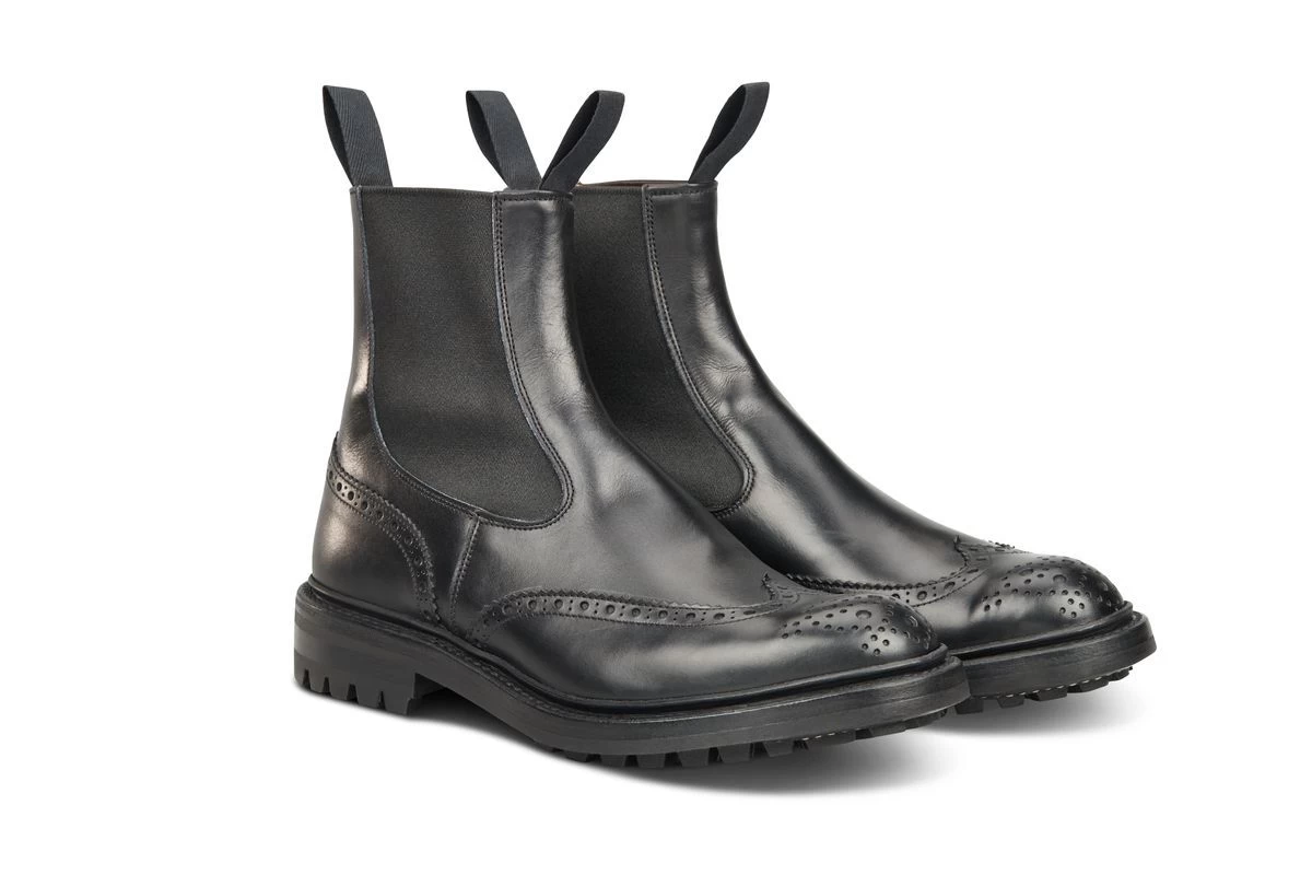 Henry Country Dealer Boot - Black Calf - Image 3
