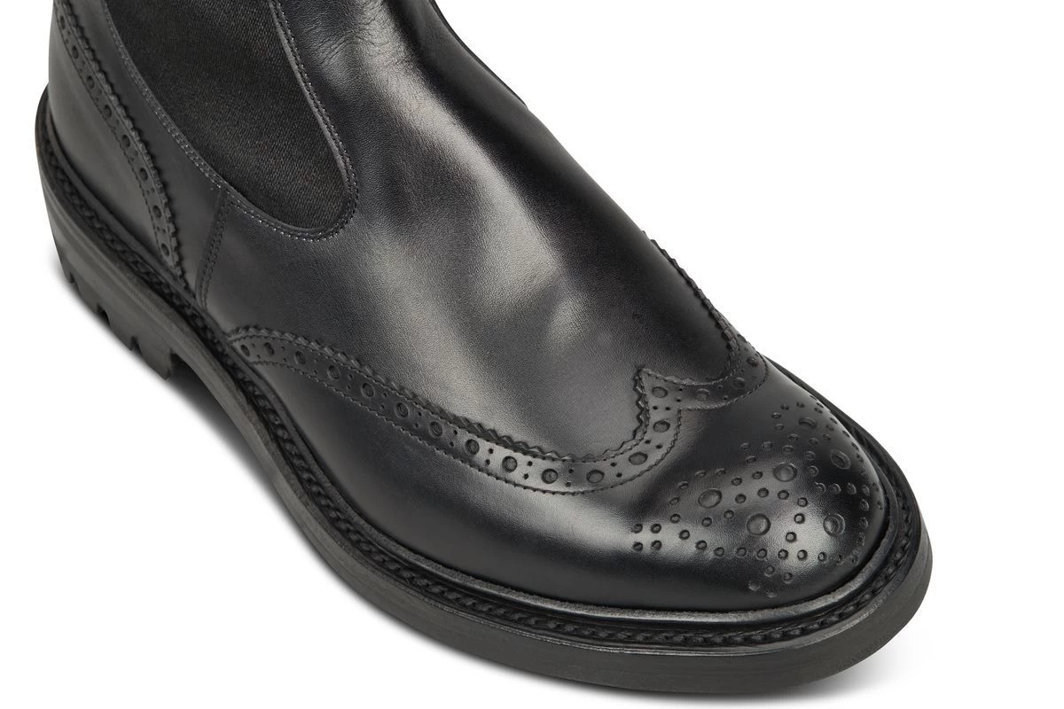 Henry Country Dealer Boot - Black Calf - Image 2