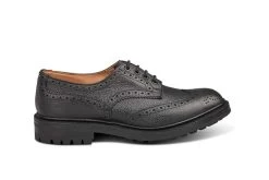 Ilkley Country Shoe - Black Scotch Grain
