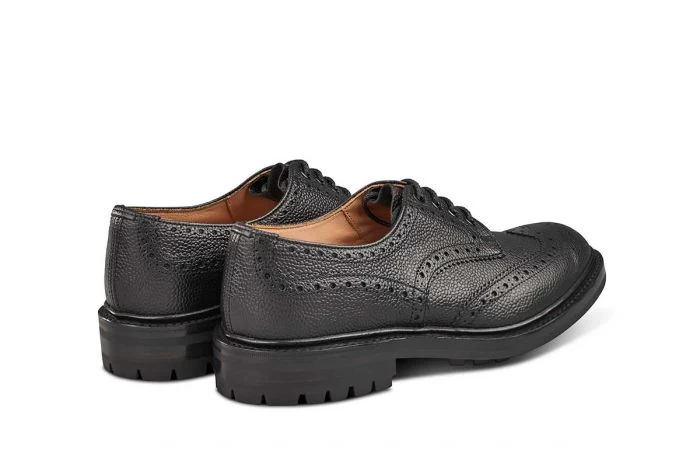 Ilkley Country Shoe - Black Scotch Grain - Image 4