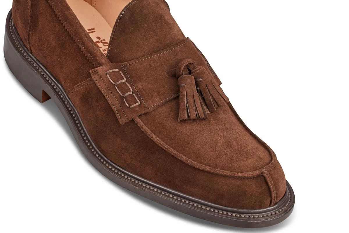 Jamie Tassel Loafer - Chocolate - Image 2