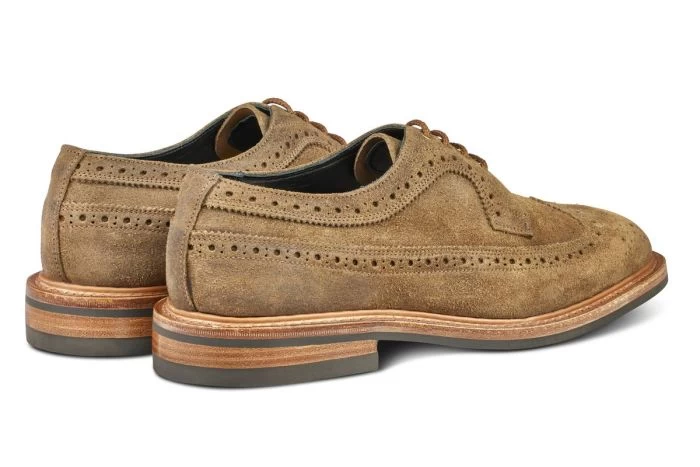 Richard Longwing Brogue - Peanut Reverse Suede - Image 4