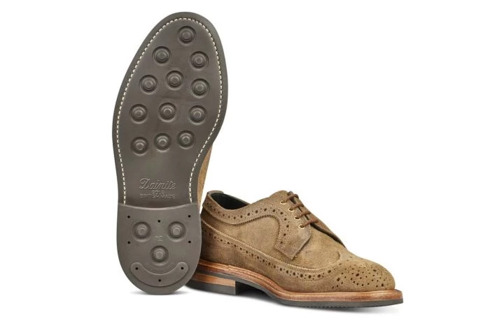 Richard Longwing Brogue - Peanut Reverse Suede - Image 5