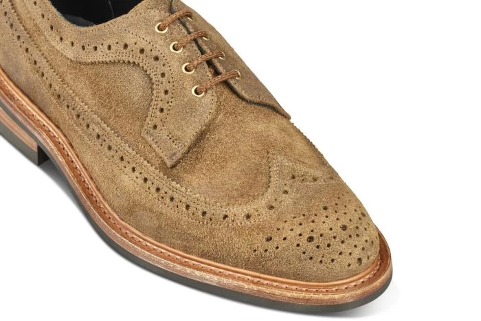 Richard Longwing Brogue - Peanut Reverse Suede - Image 2