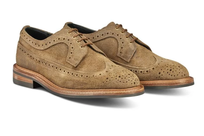 Richard Longwing Brogue - Peanut Reverse Suede - Image 3