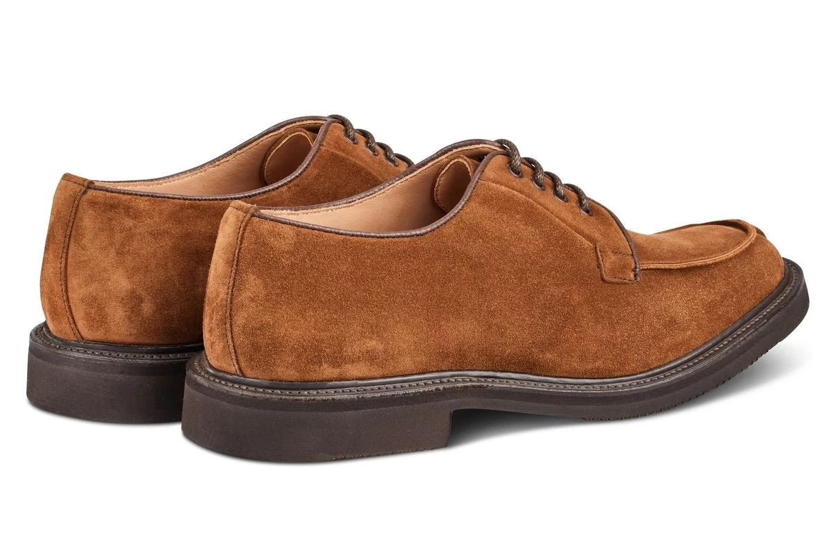 Stuart Apron Front Derby Shoe - Cubana Suede - Image 4