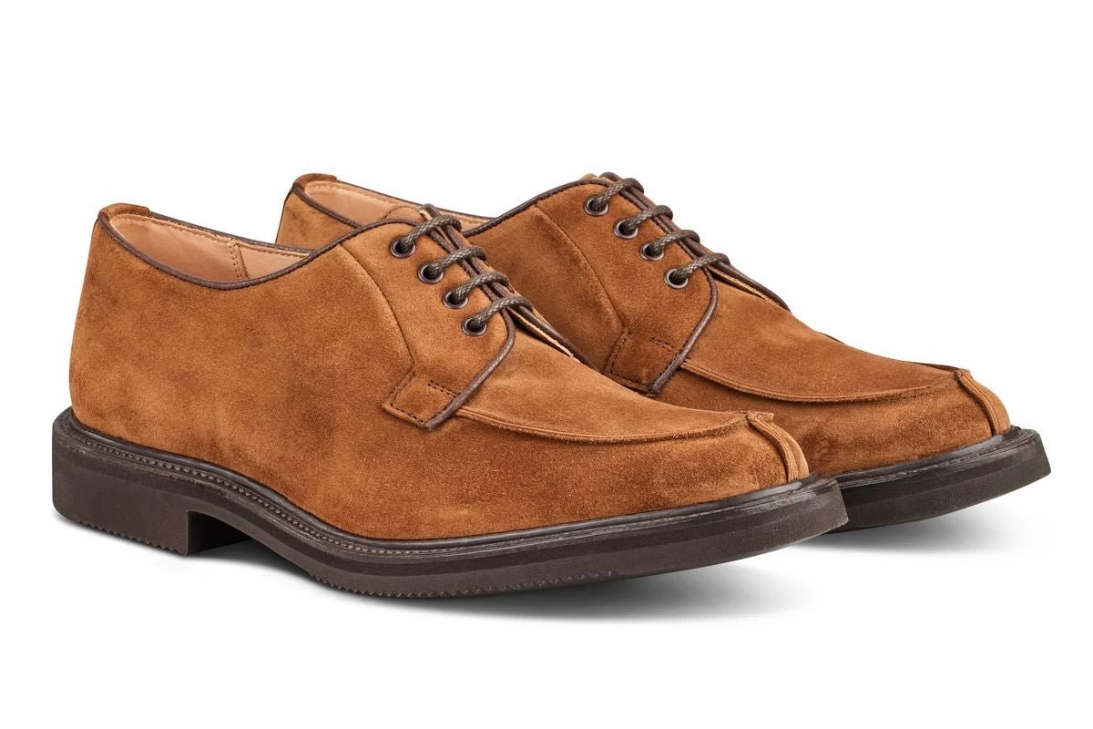 Stuart Apron Front Derby Shoe - Cubana Suede - Image 3