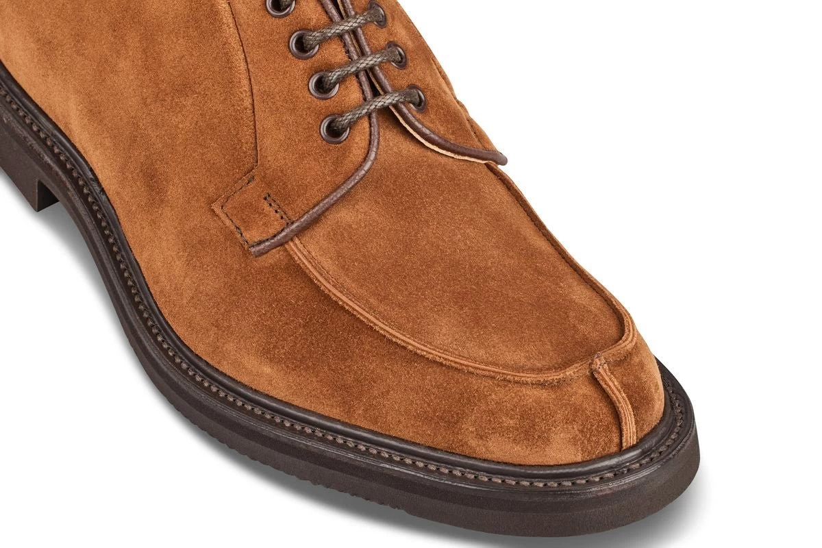 Stuart Apron Front Derby Shoe - Cubana Suede - Image 2