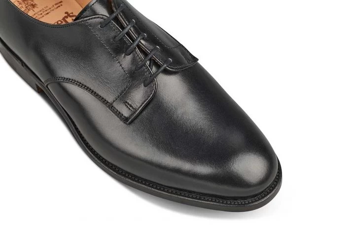 Wiltshire Plain Derby City Shoe - Black - Image 2