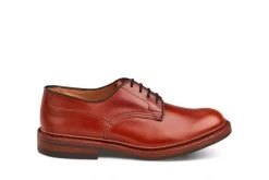 Woodstock Plain Derby Shoe - Marron Antique